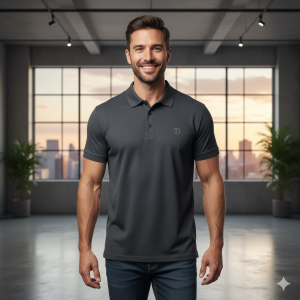 Tshirt - Dry fit Collar Half